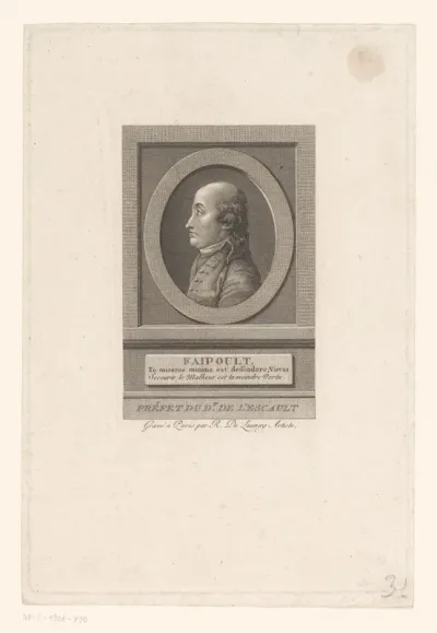 Portret van Guillaume Faipoult