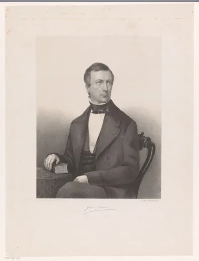 Portret van Guillaume Groen van Prinsterer