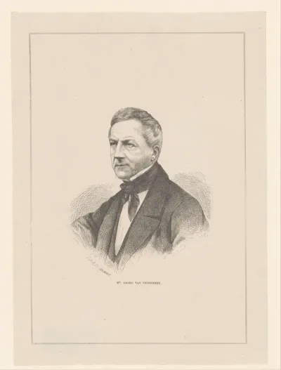 Portret van Guillaume Groen van Prinsterer
