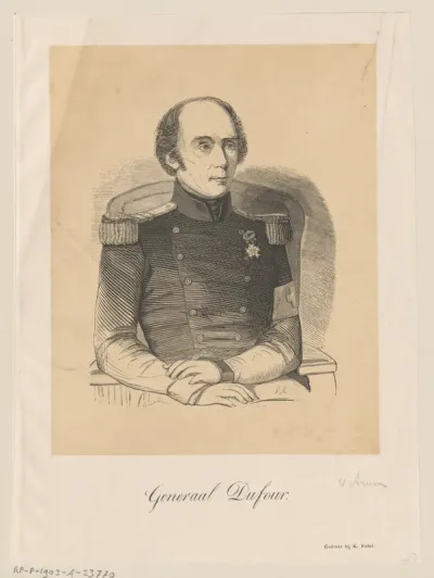 Portret van Guillaume Henri Dufour