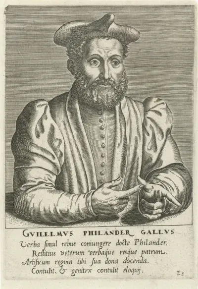 Portret van Guillaume Philandrier
