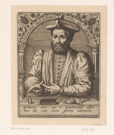 Portret van Guillaume Philandrier