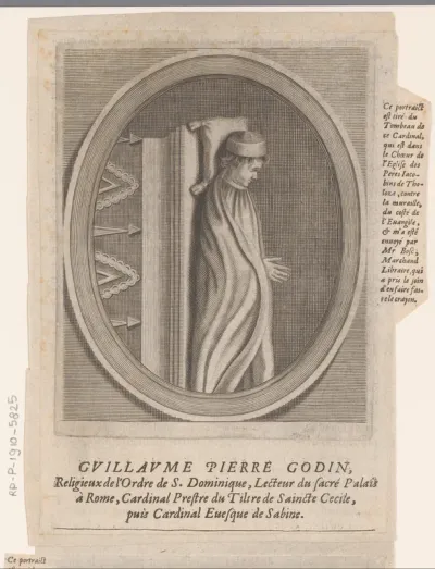 Portret van Guillaume Pierre Godin
