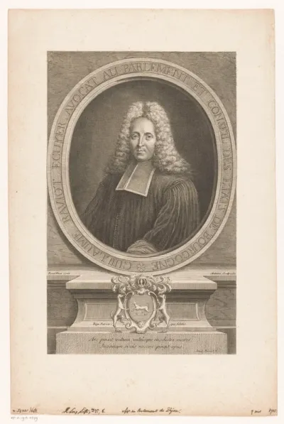 Portret van Guillaume Raviot