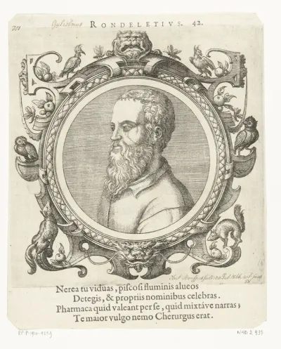Portret van Guillaume Rondelet