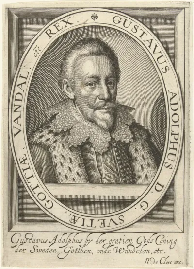 Portret van Gustaaf II Adolf, koning van Zweden