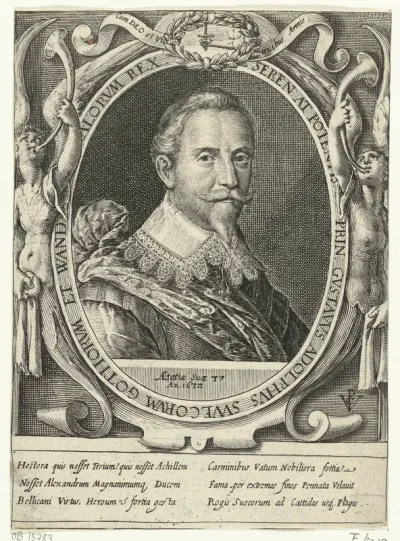 Portret van Gustaaf II Adolf