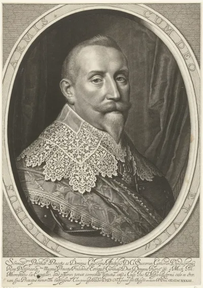 Portret van Gustaaf II, koning van Zweden