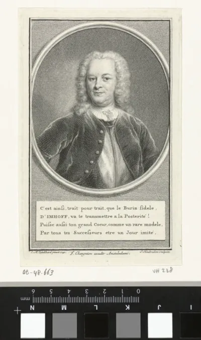 Portret van Gustaaf Willem Baron van Imhoff