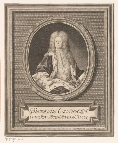 Portret van Gustaf Cronhielm