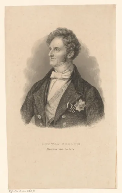 Portret van Gustav Adolf von Rochow