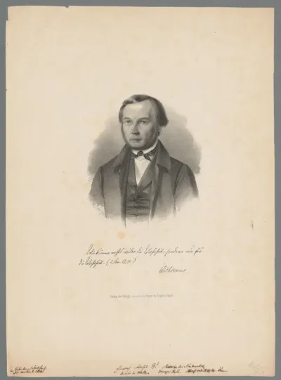 Portret van Gustav Adolf Wislicenus