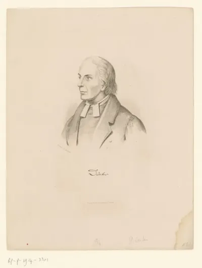 Portret van Gustav Friedrich Dinter