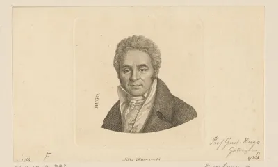 Portret van Gustav Hugo