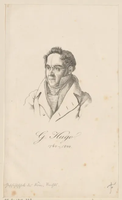 Portret van Gustav Hugo