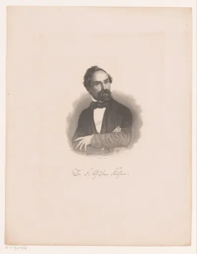 Portret van Gustav Kühne