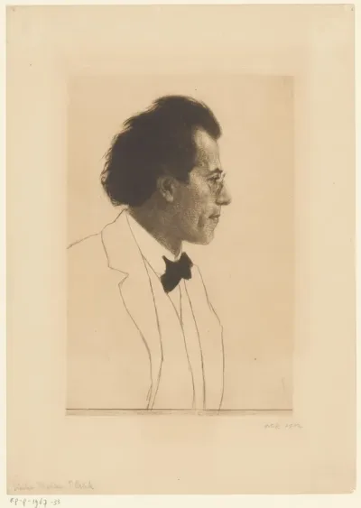 Portret van Gustav Mahler