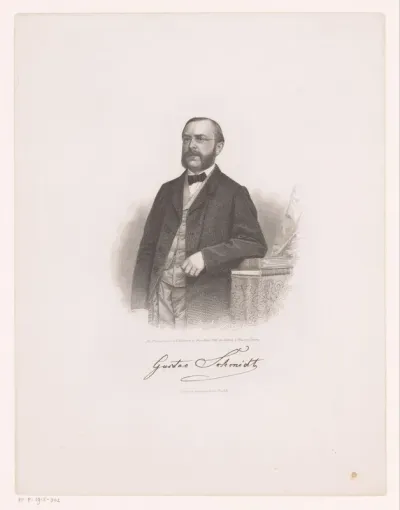 Portret van Gustav Schmidt