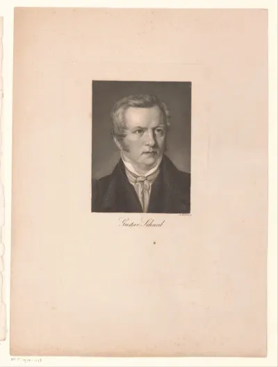 Portret van Gustav Schwab