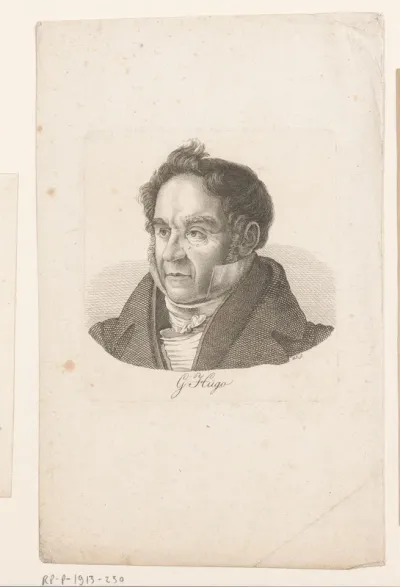 Portret van Gustav von Hugo
