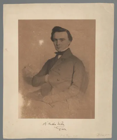 Portret van Gustav Weber