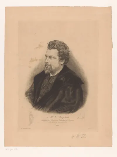 Portret van Gustave Bruylants
