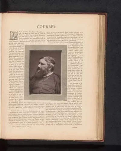 Portret van Gustave Courbet