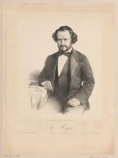 Portret van Gustave-Hippolyte Roger