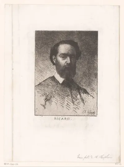 Portret van Gustave Ricard