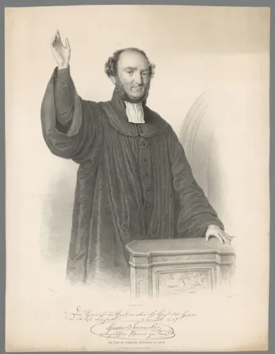 Portret van Gusztav Steinacker