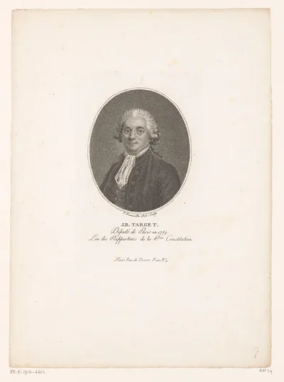 Portret van Guy-Jean-Baptiste Target