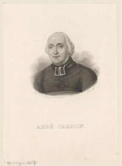 Portret van Guy-Toussaint-Julien Carron