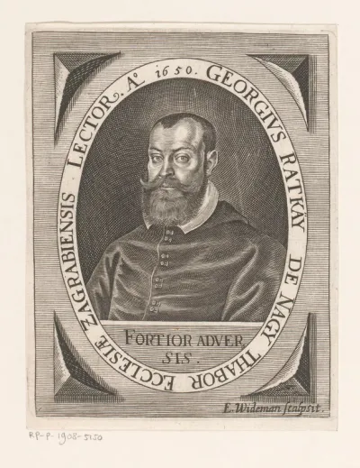 Portret van György Rattkay