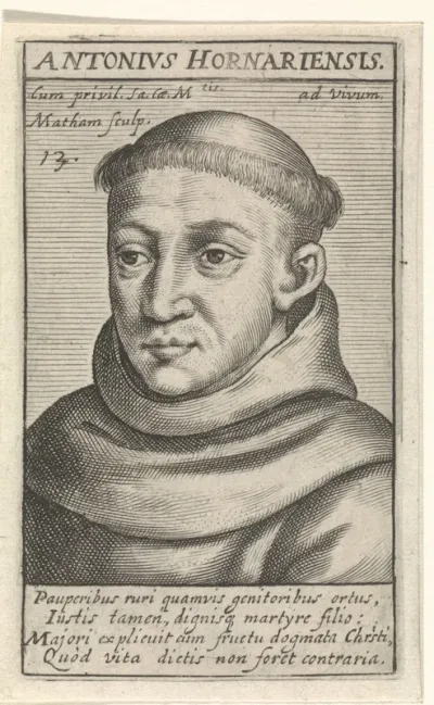 Portret van H. Antonius van Hoornaar