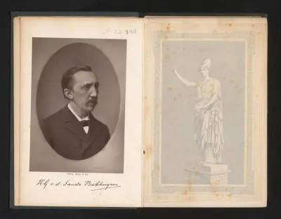 Portret van H.G. van de Sande Bakhuyzen, hoogleraar wis- en natuurkunde en rector magnificus van de Universiteit Leiden 1886-1887
