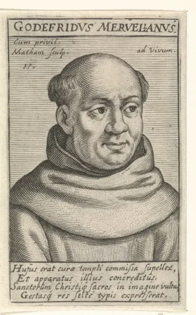 Portret van H. Godfried van Mervel