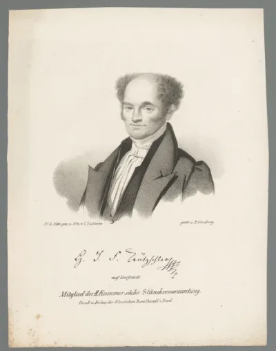Portret van H.J.F. von Trützschler