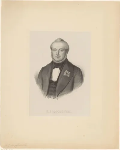 Portret van H.J. Hooghwinkel