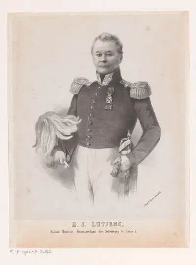 Portret van H.J. Lutjens