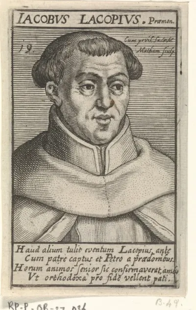 Portret van H. Jacobus Lacopus