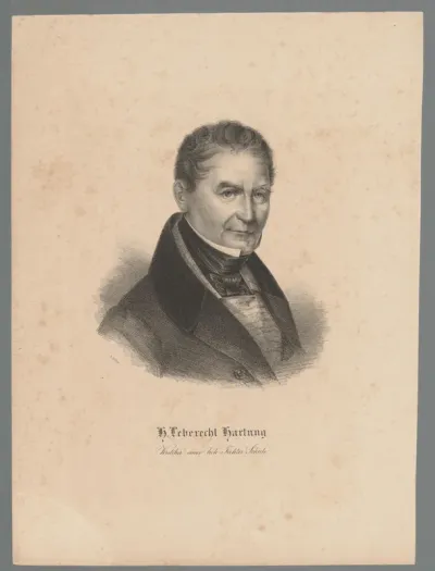 Portret van H. Leberecht Hartung