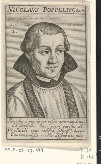 Portret van H. Nicolaas Poppel