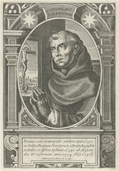 Portret van H. Nicolaas van Tolentino