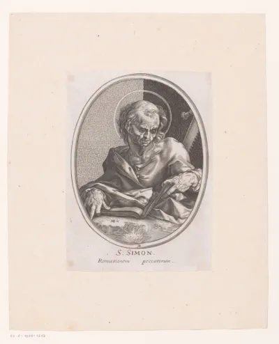 Portret van H. Simon