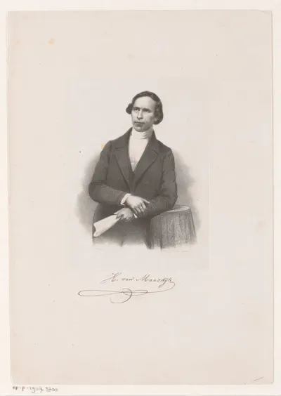 Portret van H. van Maasdijk