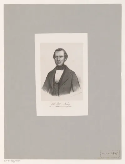 Portret van H.W. Nooy