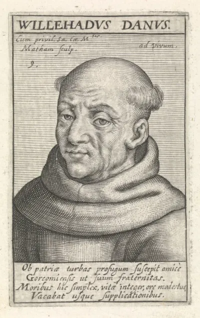 Portret van H. Willehad van Denemarken
