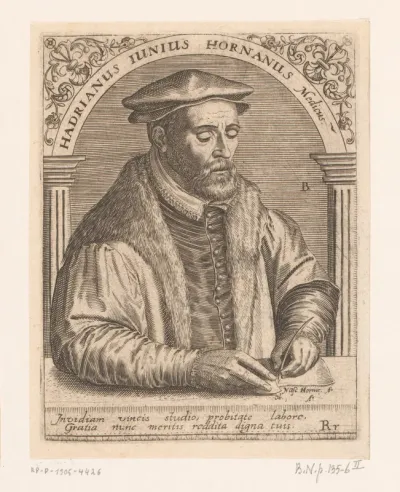 Portret van Hadrianus Junius