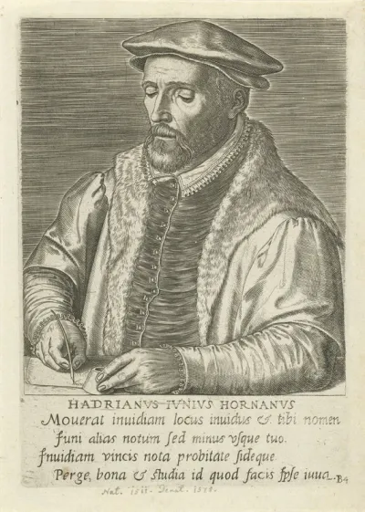 Portret van Hadrianus Junius