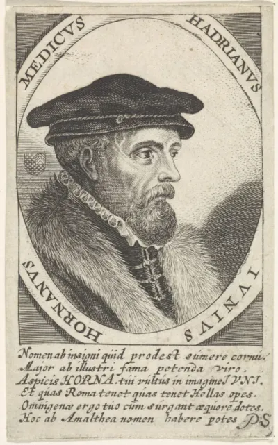 Portret van Hadrianus Junius